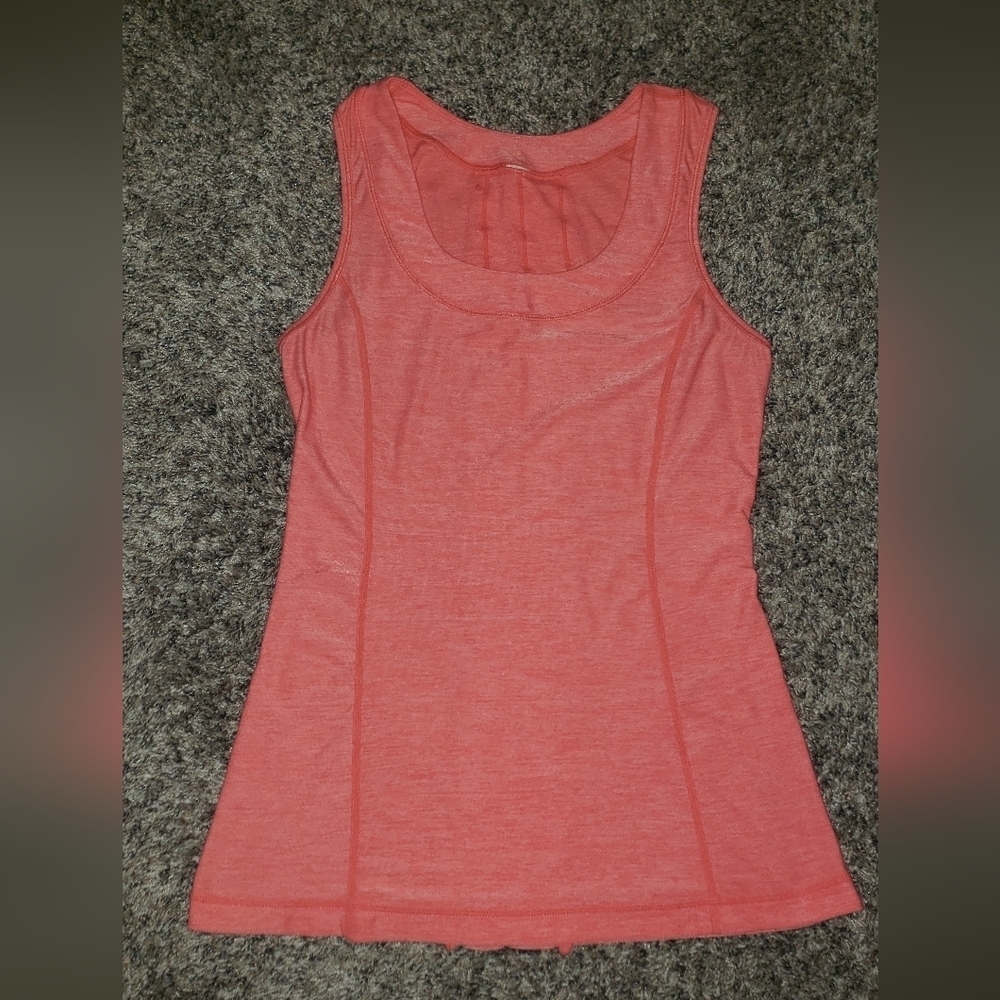 Lululemon| Dash 2.0 Coral Ruffle Back Tank Top